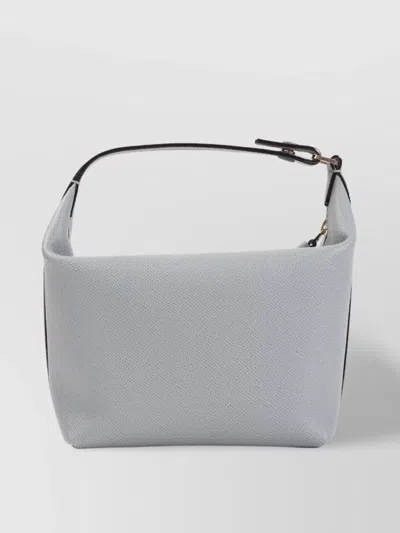 Valextra Textured Leather Mini Bag With Top Handle