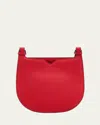 Valextra The Hobo Weekend Small Saddle Bag In Rl Love