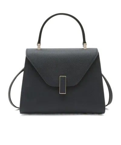 Valextra Top Handle Mini Shoulder Bag In Blue