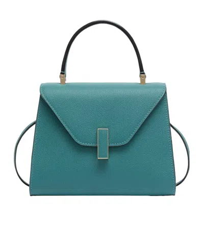 Valextra Top Handle Shoulder Bag In Green