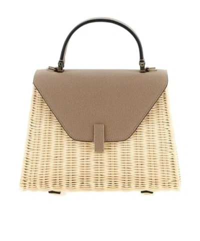 Valextra Top Handle Tote Bag In Brown