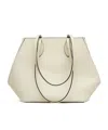 Valextra Top Handle Tote In White