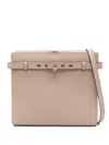 Valextra Turnlock-strap Shoulder Bag In Neutral