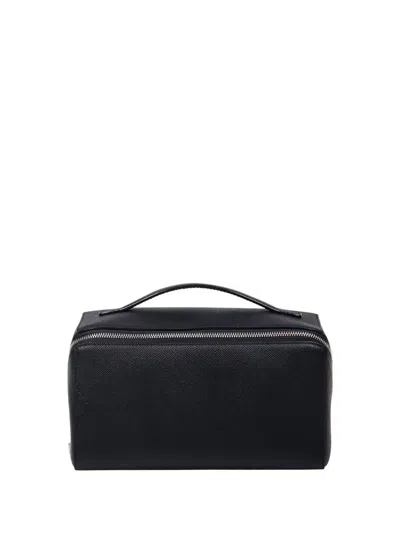 VALEXTRA V-LINE BEAUTY BAG