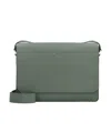 Valextra V-line Foldover-top Messenger Bag In Gray