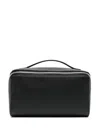 Valextra V-line Make-up Bag In Schwarz