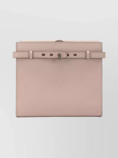 Valextra Versatile Crossbody Satchel Adjustable Strap In Neutral