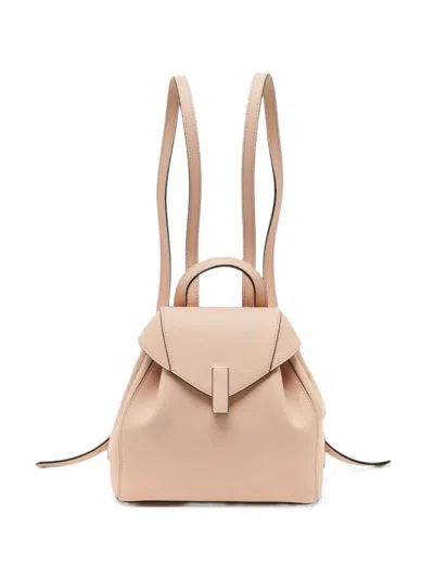 Pre-owned Valextra Vintage Mini Iside Leather Backpack In Pink