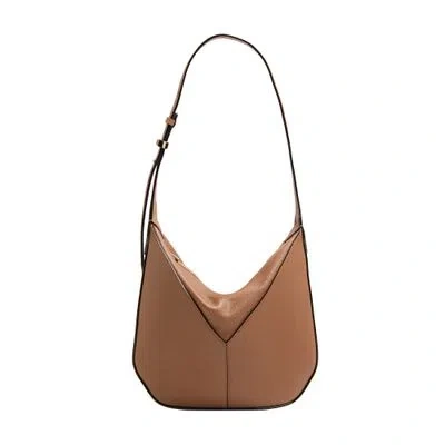 Valextra Vivi Mini Hobo Bag In Brown