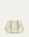 Valextra Vivi Small Leather Tote Bag