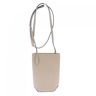 Valextra Vivi Soft Calfskin Shoulder Bag In Neutral