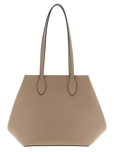 Valextra Vivi Tote Bag Beige