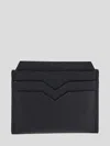 Valextra Leather Wallet In Black