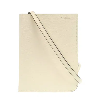 Pre-owned Valextra White Leather Shoulder Bag ()