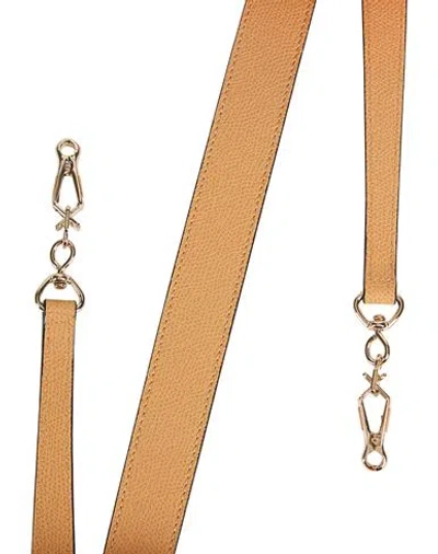Valextra Woman Bag Strap Camel Size - Calfskin In Beige
