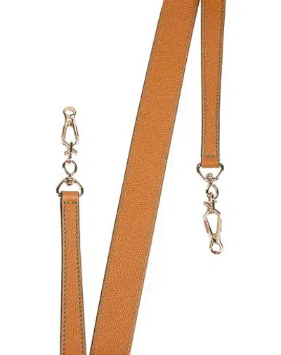 Valextra Woman Bag Strap Tan Size - Calfskin In Brown