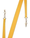 Valextra Woman Bag Strap Yellow Size - Calfskin