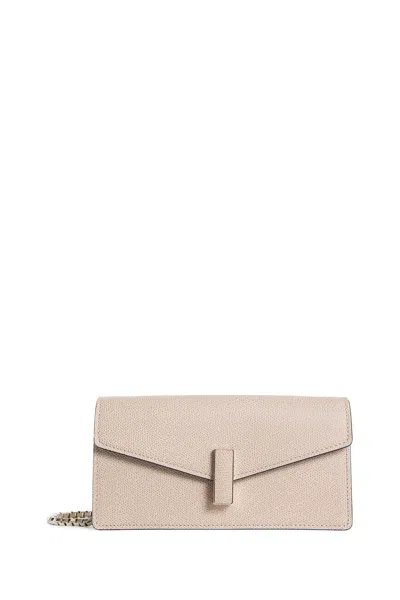 Valextra Woman Beige Shoulder Bags In Sand