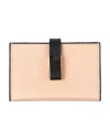 Valextra Woman Cardholder Beige Size - Calfskin