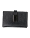 Valextra Woman Cardholder Black Size - Calfskin