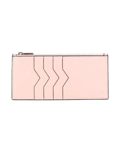 Valextra Woman Cardholder Blush Size - Calfskin In Pink