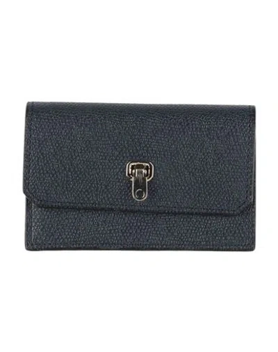 Valextra Woman Cardholder Midnight Blue Size - Calfskin