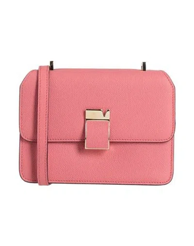 Valextra Woman Cross-body Bag Antique Rose Size - Calfskin In Pink