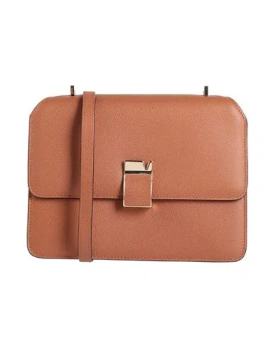 Valextra Woman Cross-body Bag Brown Size - Leather