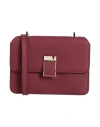 Valextra Woman Cross-body Bag Burgundy Size - Calfskin In Red