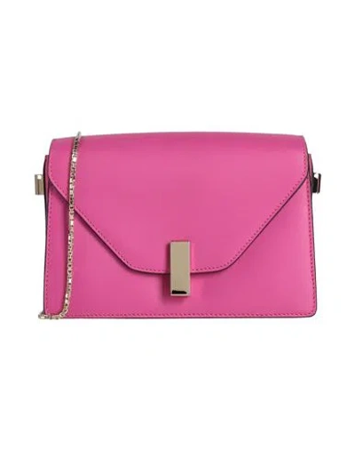 Valextra Woman Cross-body Bag Fuchsia Size - Calfskin In Pink