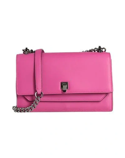Valextra Woman Cross-body Bag Fuchsia Size - Calfskin In Pink