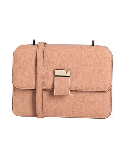 Valextra Woman Cross-body Bag Light Brown Size - Calfskin In Sand