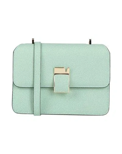 Valextra Woman Cross-body Bag Light Green Size - Calfskin