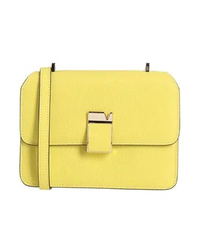 Valextra Woman Cross-body Bag Marigold Size - Calfskin In Yellow