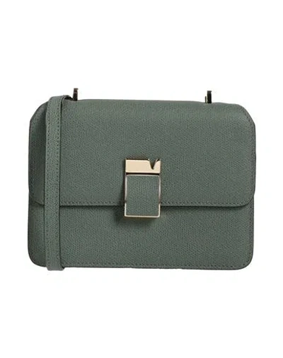 Valextra Woman Cross-body Bag Military Green Size - Calfskin