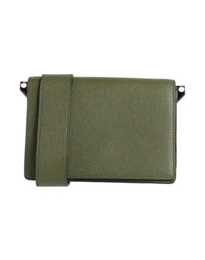 Valextra Woman Cross-body Bag Military Green Size - Calfskin