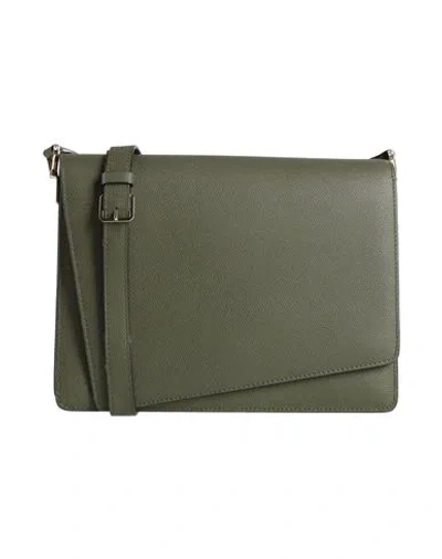 Valextra Woman Cross-body Bag Military Green Size - Leather