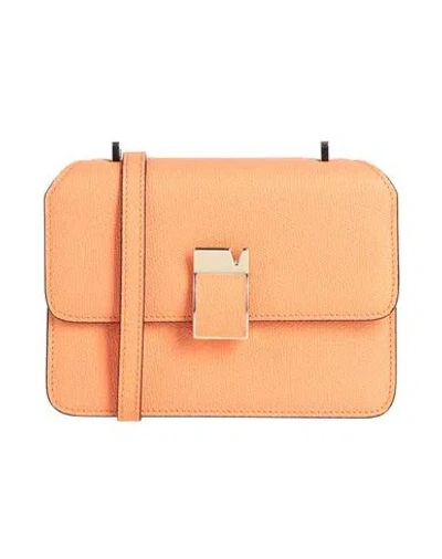 Valextra Woman Cross-body Bag Orange Size - Calfskin