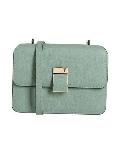 Valextra Woman Cross-body Bag Sage Green Size - Calfskin