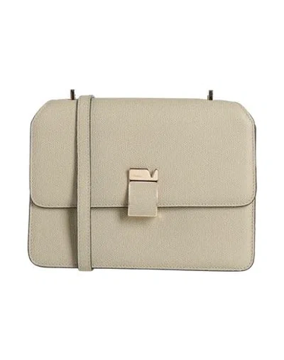 Valextra Woman Cross-body Bag Sage Green Size - Leather