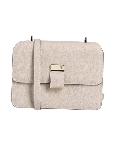 Valextra Woman Cross-body Bag Taupe Size - Calfskin In Gray