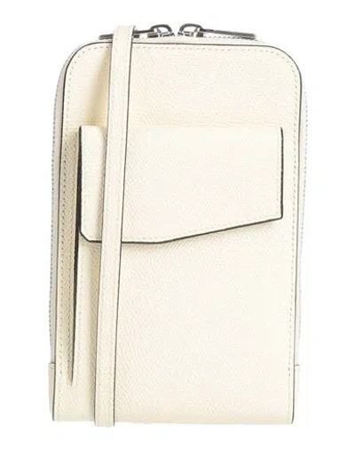 Valextra Woman Cross-body Bag Ivory Size - Calfskin In White