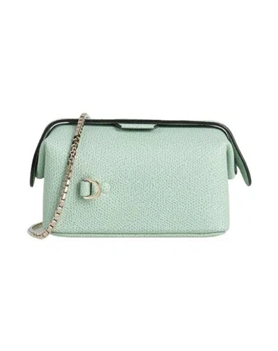 Valextra Woman Cross-body Bag Light Green Size - Calfskin