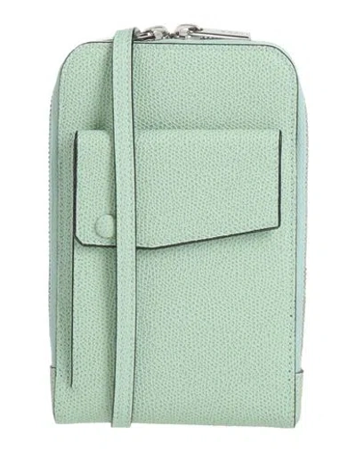 Valextra Woman Cross-body Bag Light Green Size - Calfskin