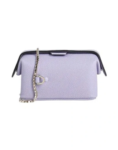 Valextra Woman Cross-body Bag Lilac Size - Calfskin In Purple