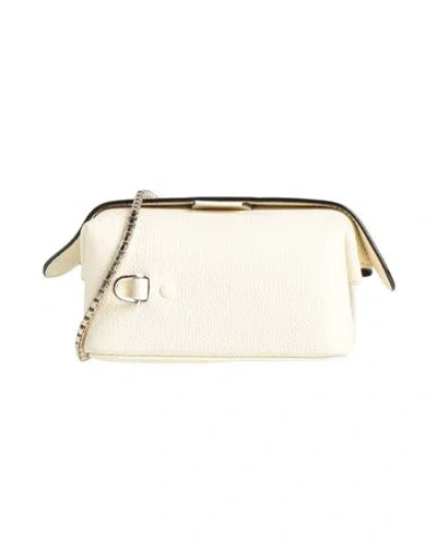 Valextra Woman Cross-body Bag Off White Size - Calfskin
