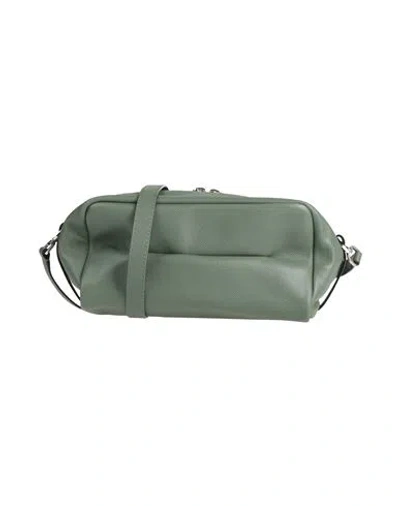 Valextra Woman Cross-body Bag Sage Green Size - Leather