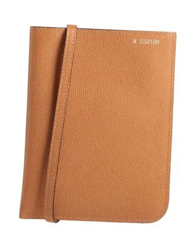 Valextra Woman Cross-body Bag Tan Size - Calfskin