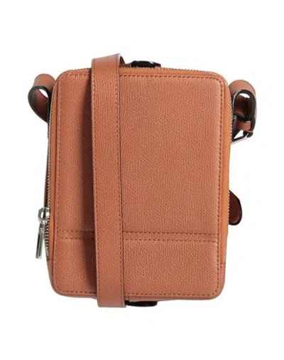 Valextra Woman Cross-body Bag Tan Size - Calfskin In Brown