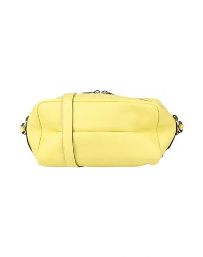 Valextra Woman Cross-body Bag Yellow Size - Leather